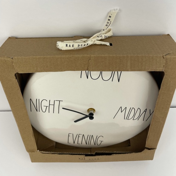 Rae Dunn Clock - Picture 3 of 3